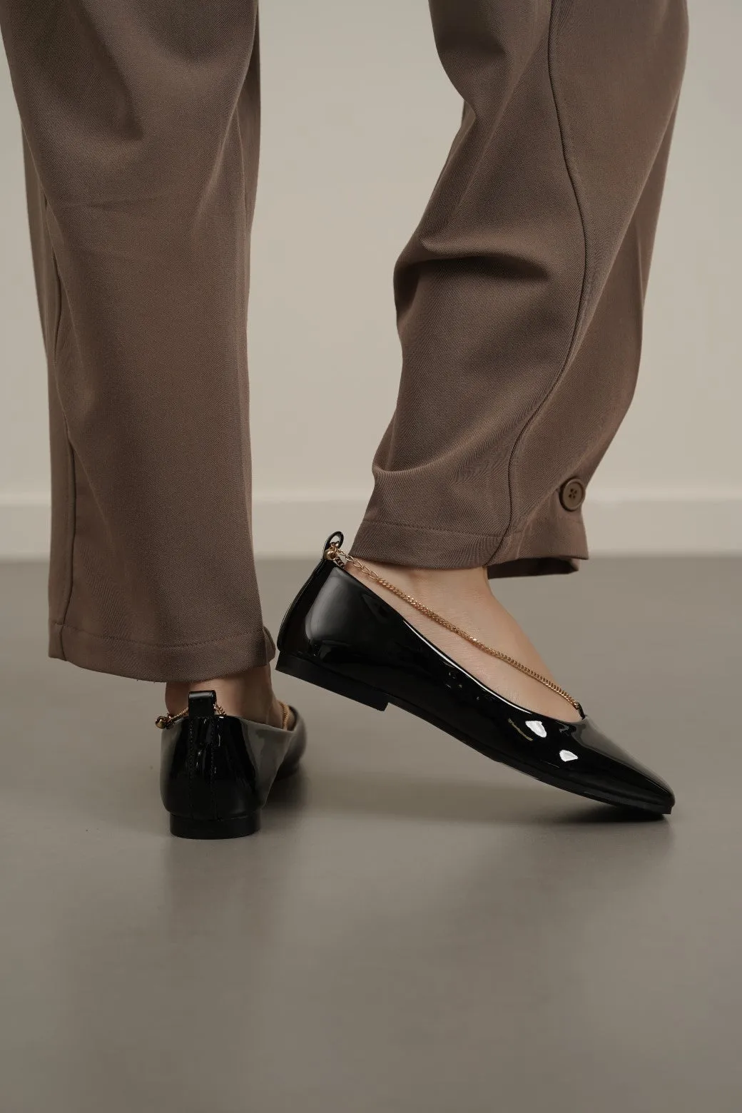 ANKLET BALLERINA FLATS