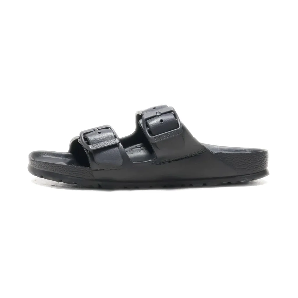 Birkenstock Flat Sandals Rubber Black Colour For Kids