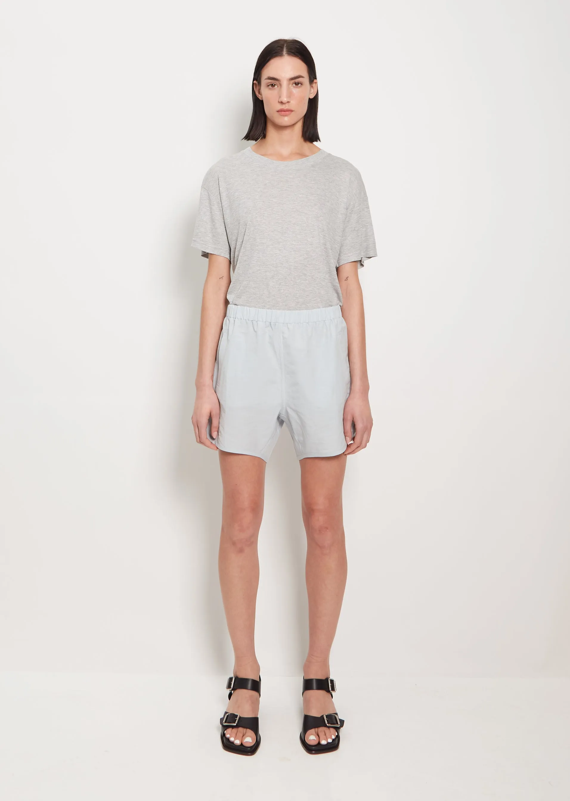 Boxer Cotton Linen Shorts
