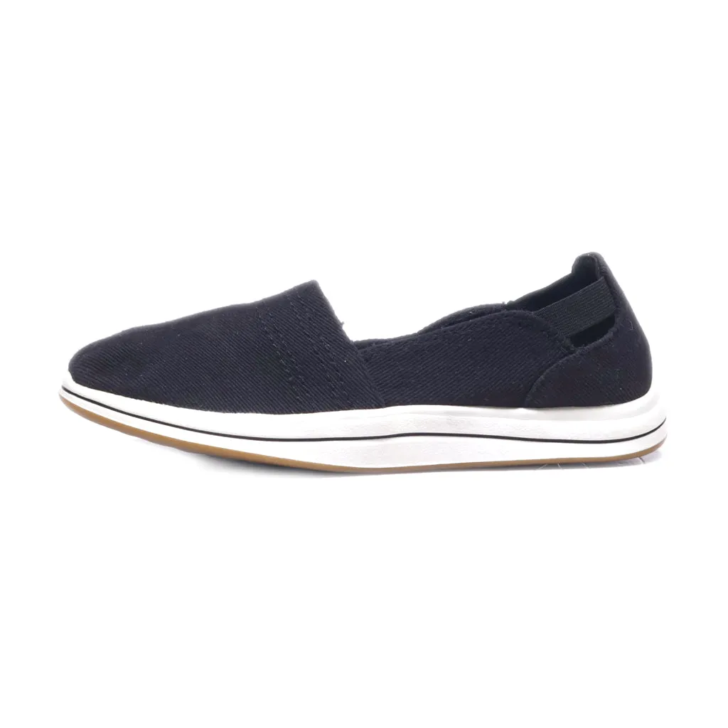 Clarks Slip Ons Canvas Black Colour For Women