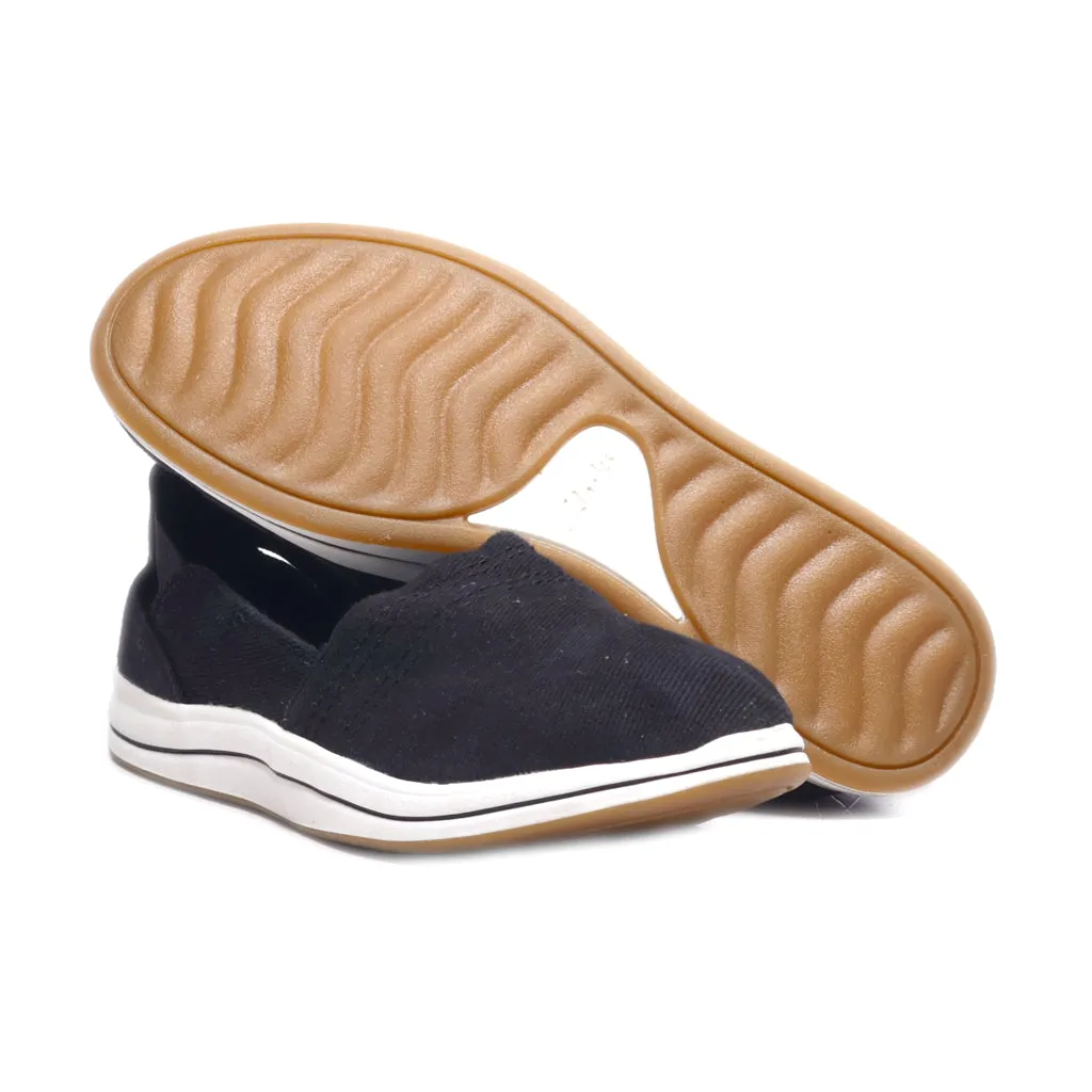 Clarks Slip Ons Canvas Black Colour For Women