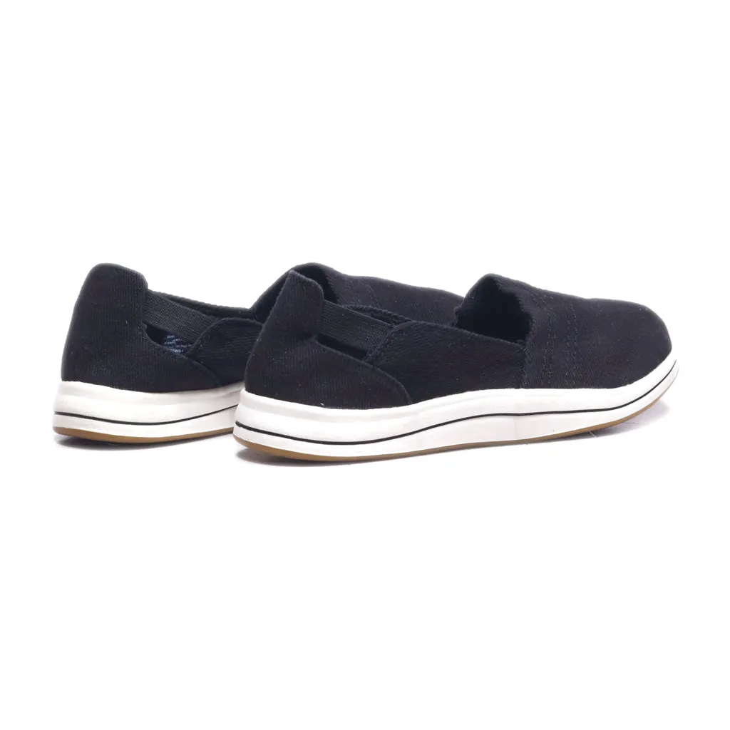 Clarks Slip Ons Canvas Black Colour For Women