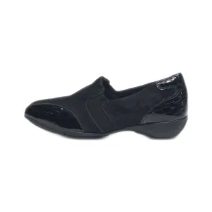 Clarks Slip Ons Suede Black Colour For Women