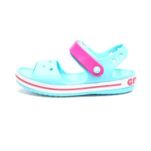 Crocs Crocband Flat Sandals Eva Blue Colour For Kids