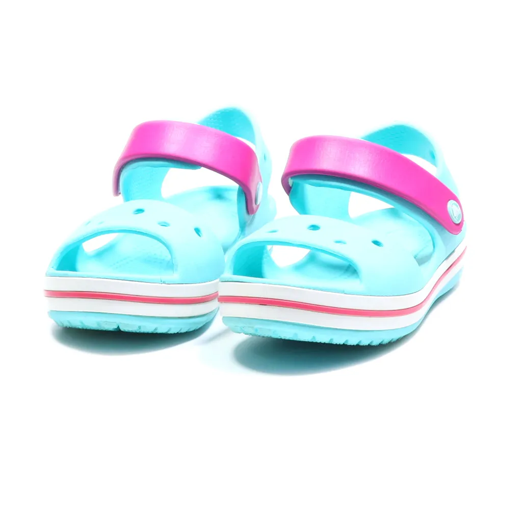 Crocs Crocband Flat Sandals Eva Blue Colour For Kids