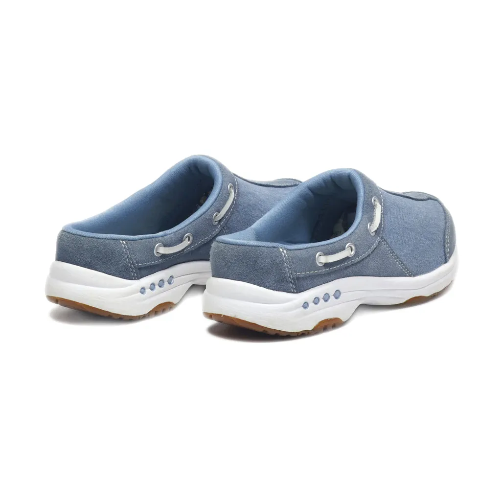 Easy Spirit Slip Ons Canvas Blue Colour For Women