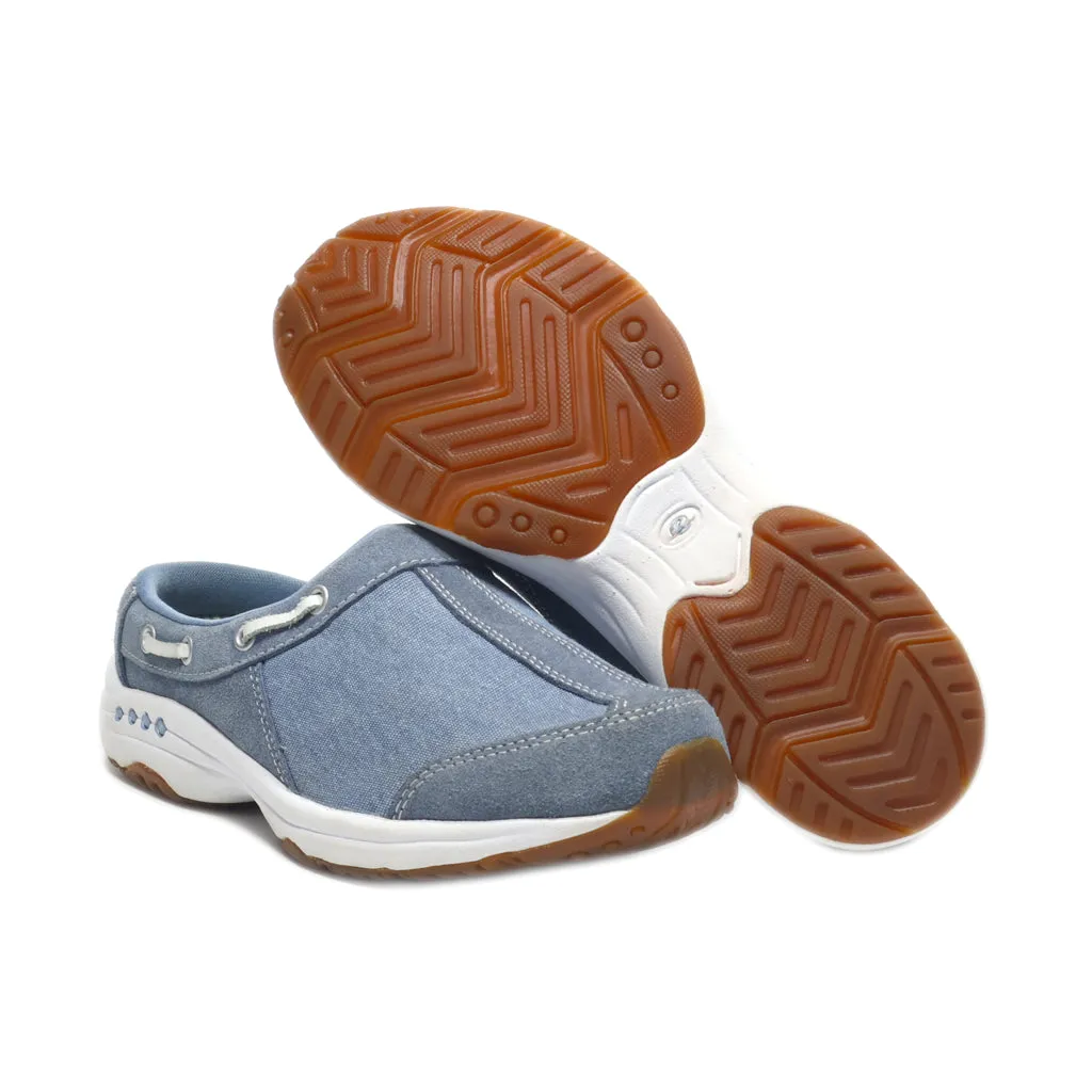 Easy Spirit Slip Ons Canvas Blue Colour For Women