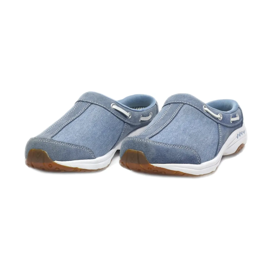 Easy Spirit Slip Ons Canvas Blue Colour For Women