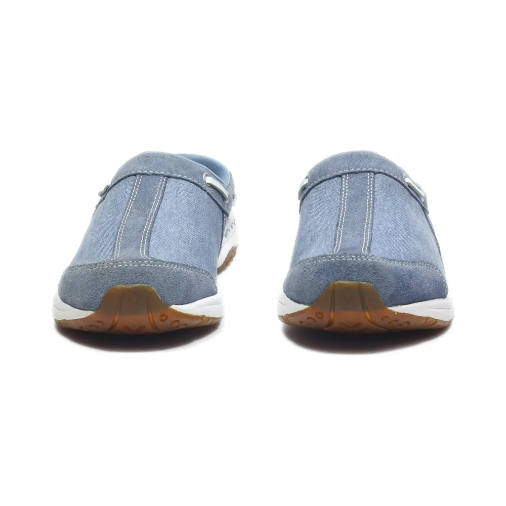 Easy Spirit Slip Ons Canvas Blue Colour For Women