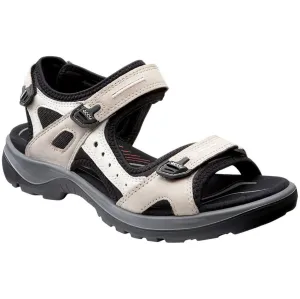 Ecco Offroad Atmosphere Ice White Mens Nubuck Strappy Activity Sport Sandals - UK 4-4.5