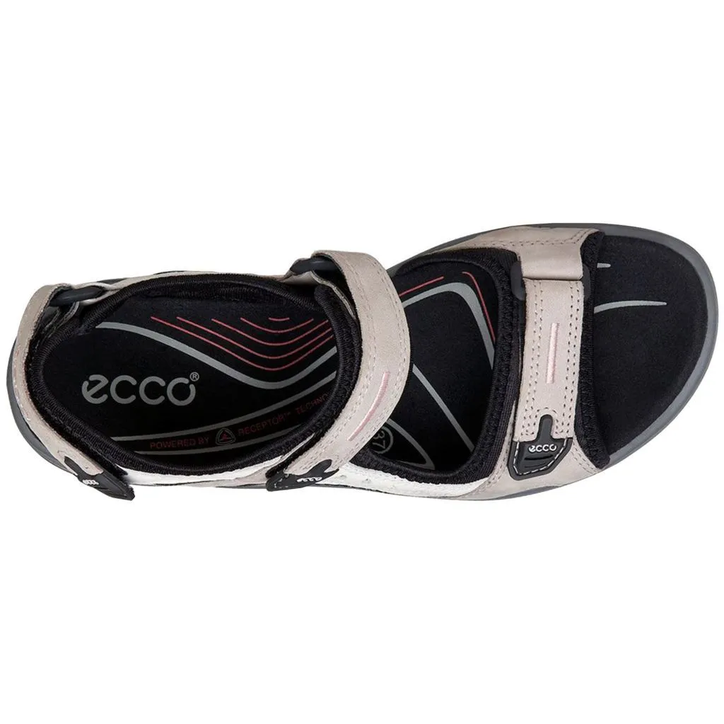 Ecco Offroad Atmosphere Ice White Mens Nubuck Strappy Activity Sport Sandals - UK 4-4.5
