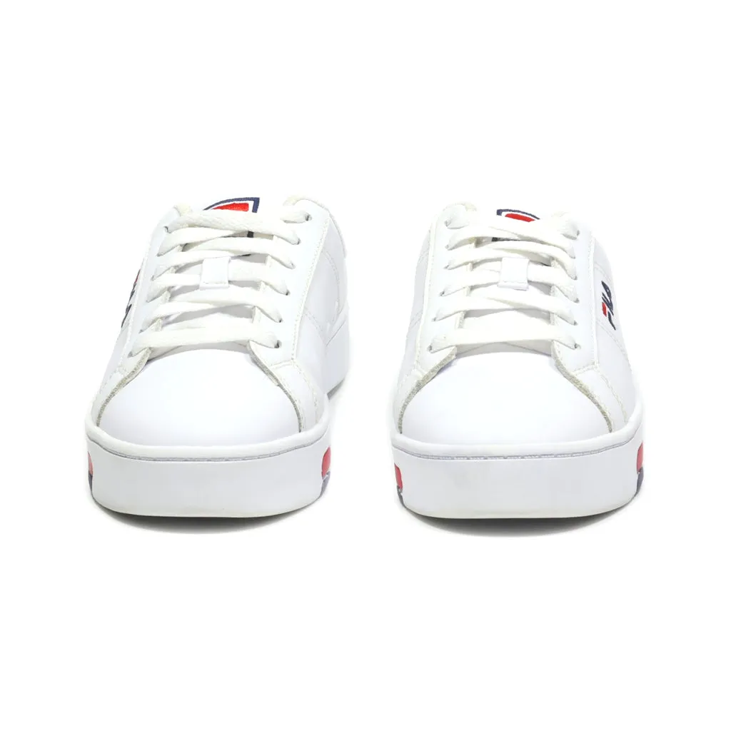 Fila Slip-On Shoes Leather White Colour For Kids
