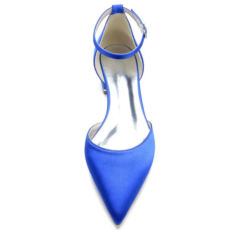 Funki Buys | Shoes | Women's Satin Pointy Toe Wedding Flats