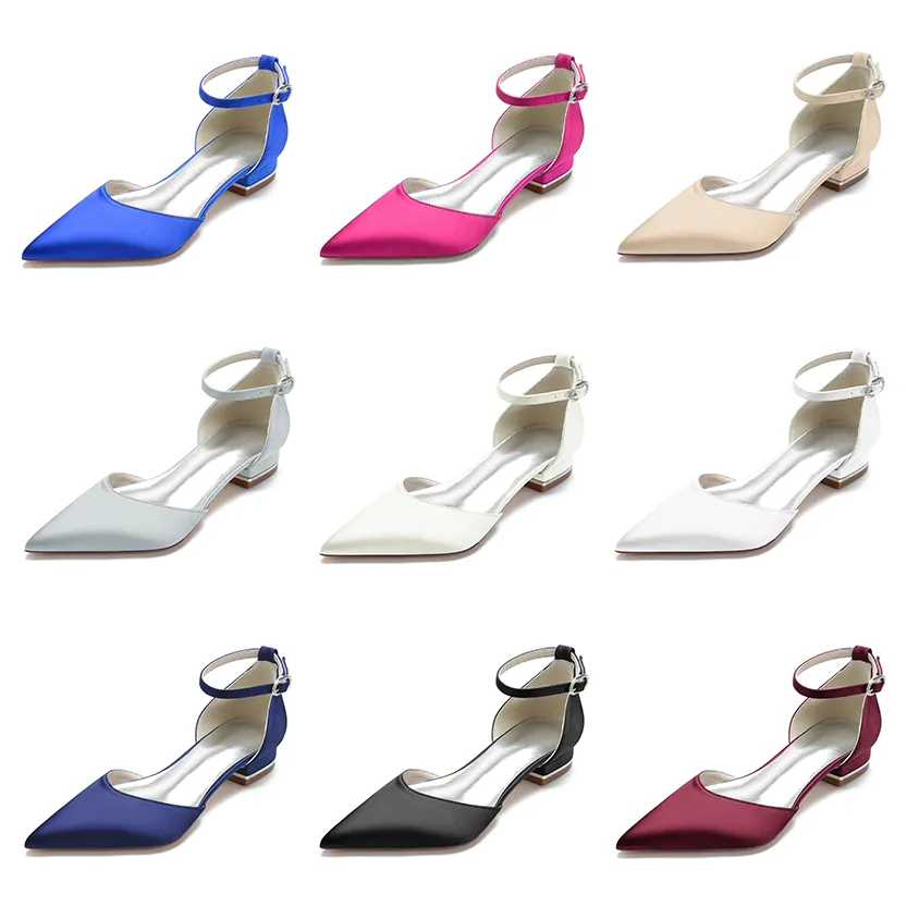 Funki Buys | Shoes | Women's Satin Pointy Toe Wedding Flats