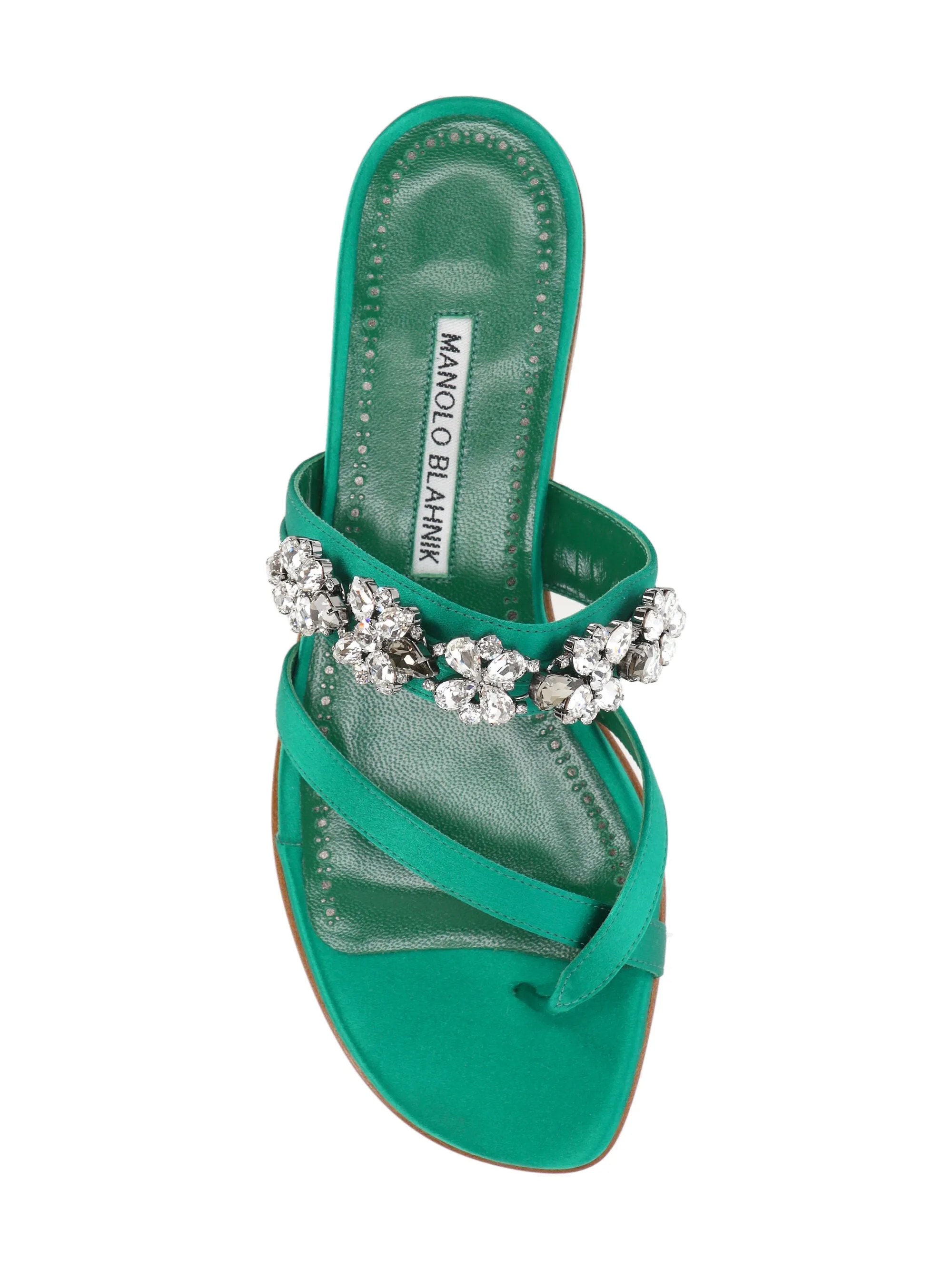 Green Heeled Sandals