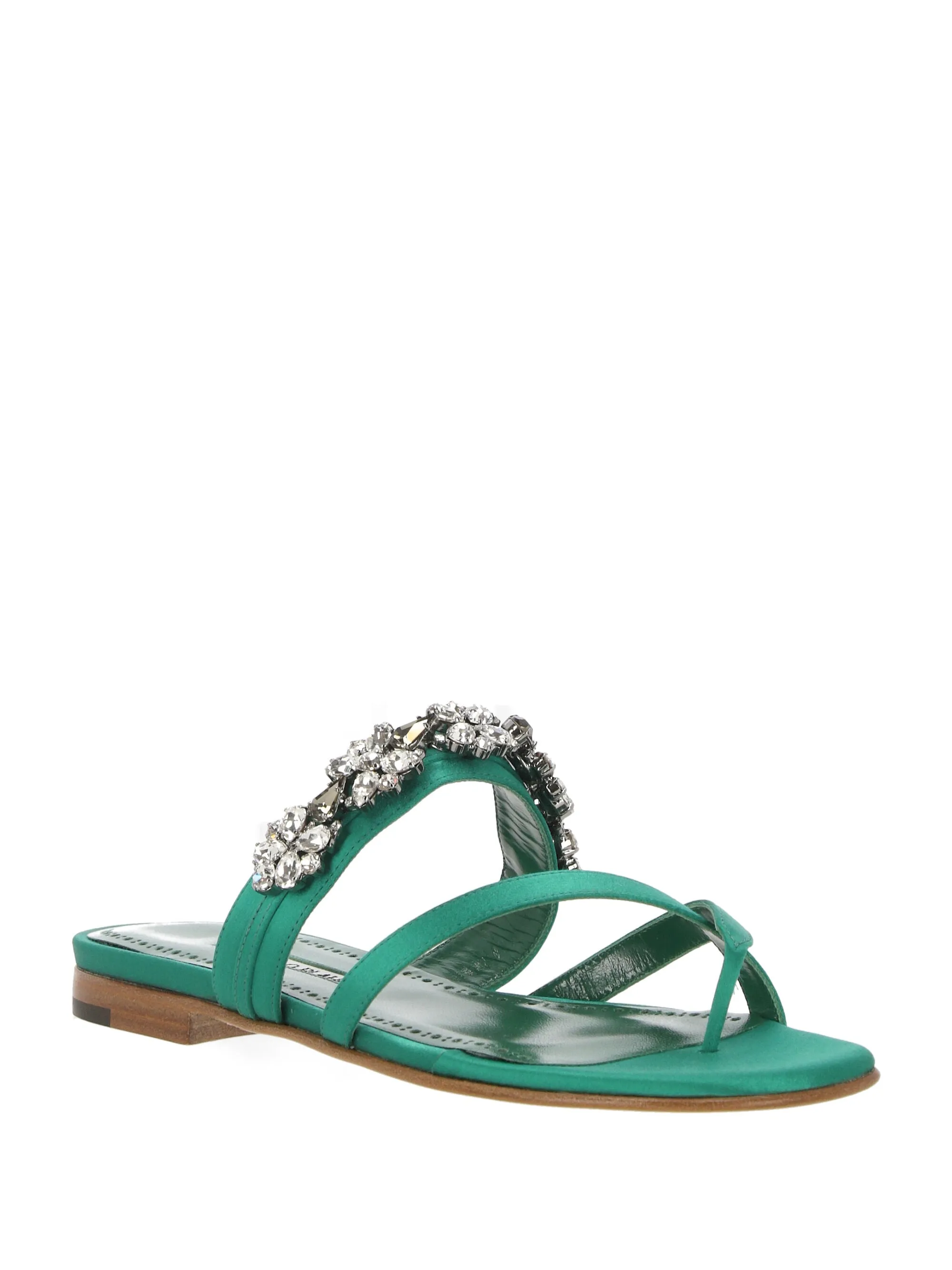 Green Heeled Sandals