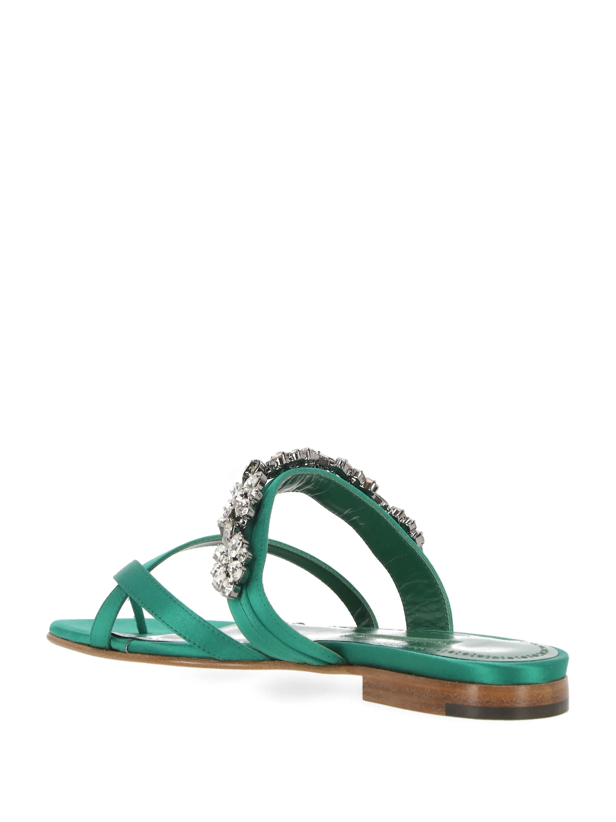 Green Heeled Sandals