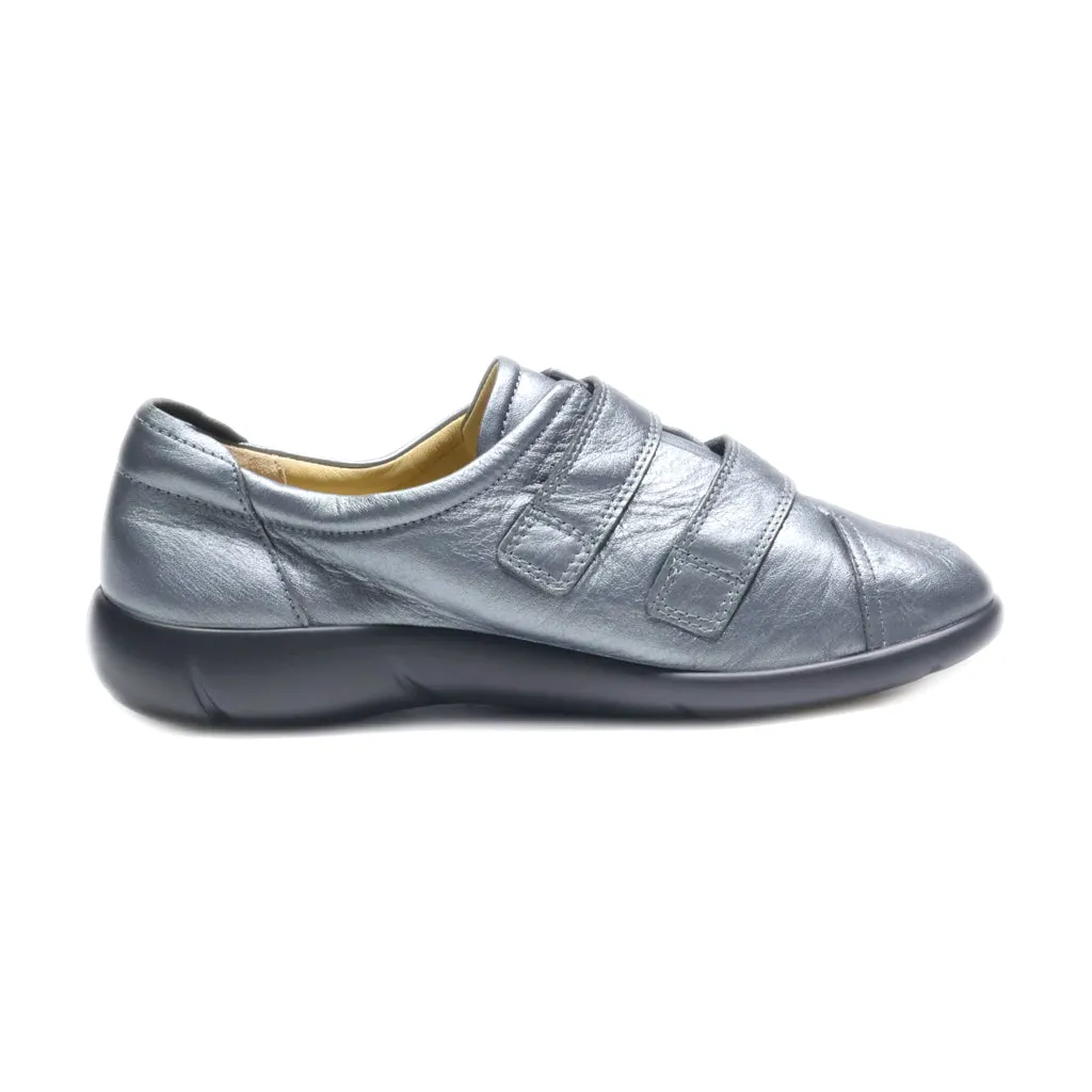 Hotter Slip Ons Leather Grey Colour For Women