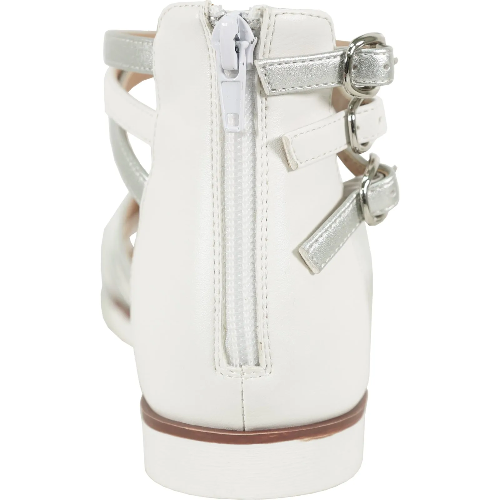 KOZI Women Sandal LILA Comfort Flat Sandal White