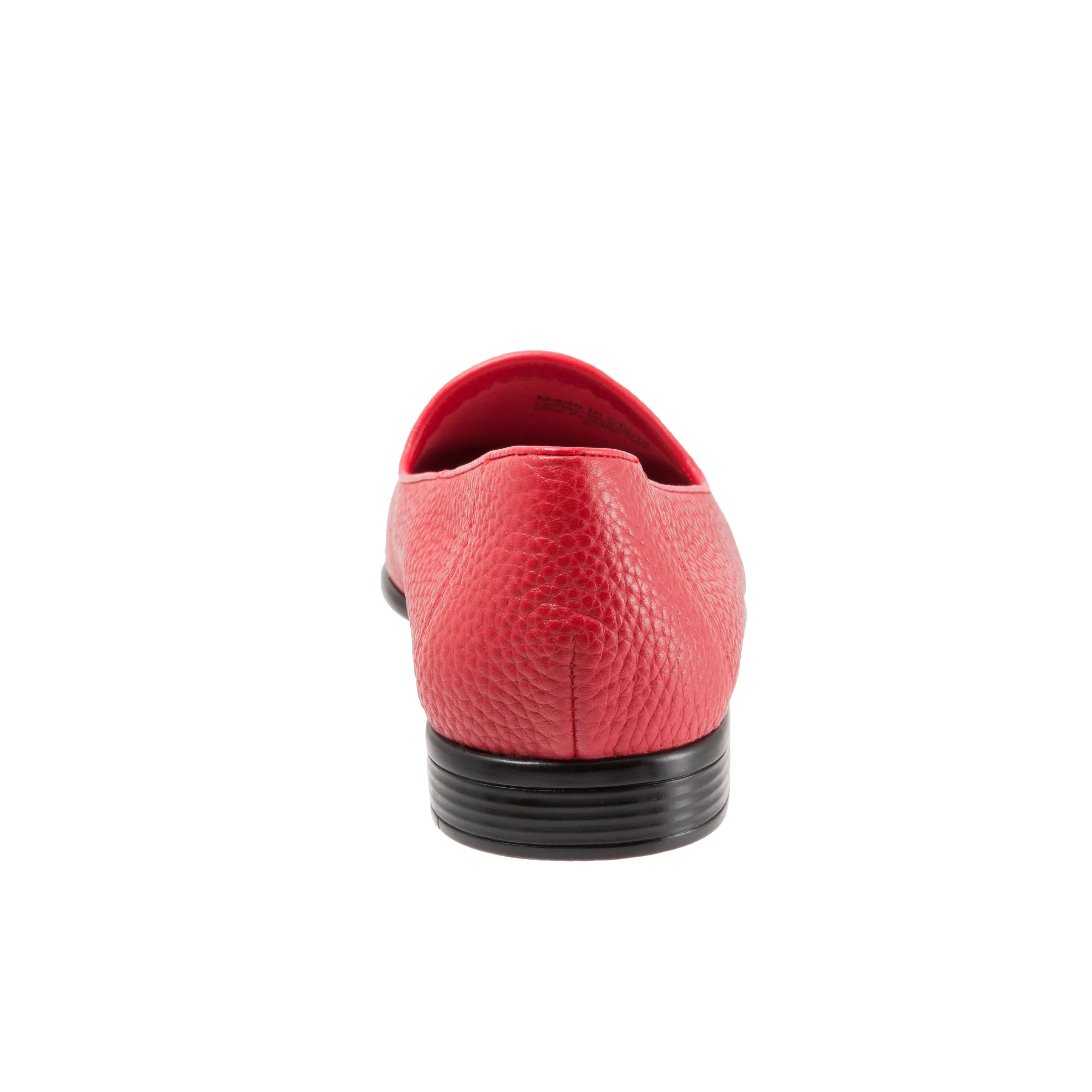 Liz Tumbled Red Slip-on Shoes