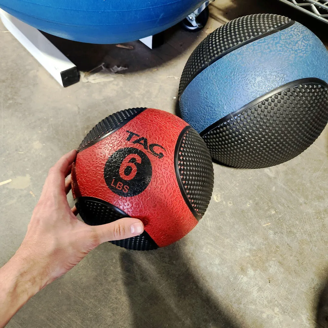 Medicine Balls by TAG Multiple Available 6lb/8lb/10lb/12lb/15lb