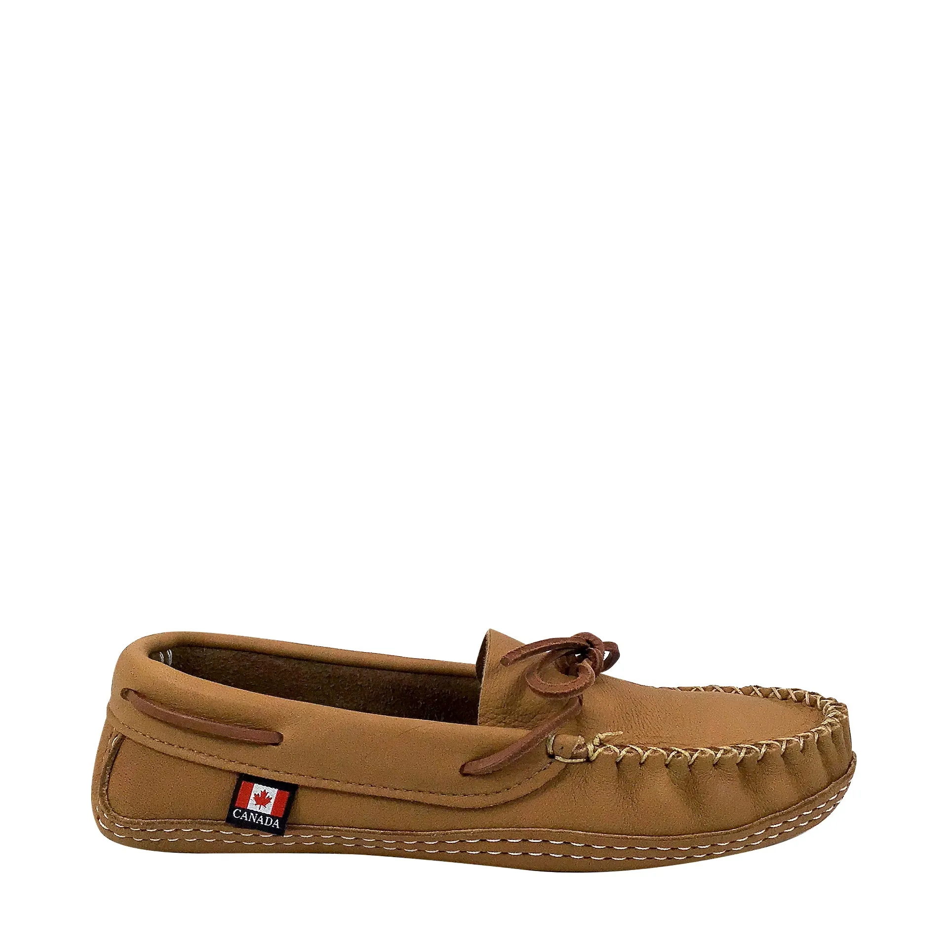 Men's CLEARANCE Earthing Moccasins Wide Brown Leather 1461-N