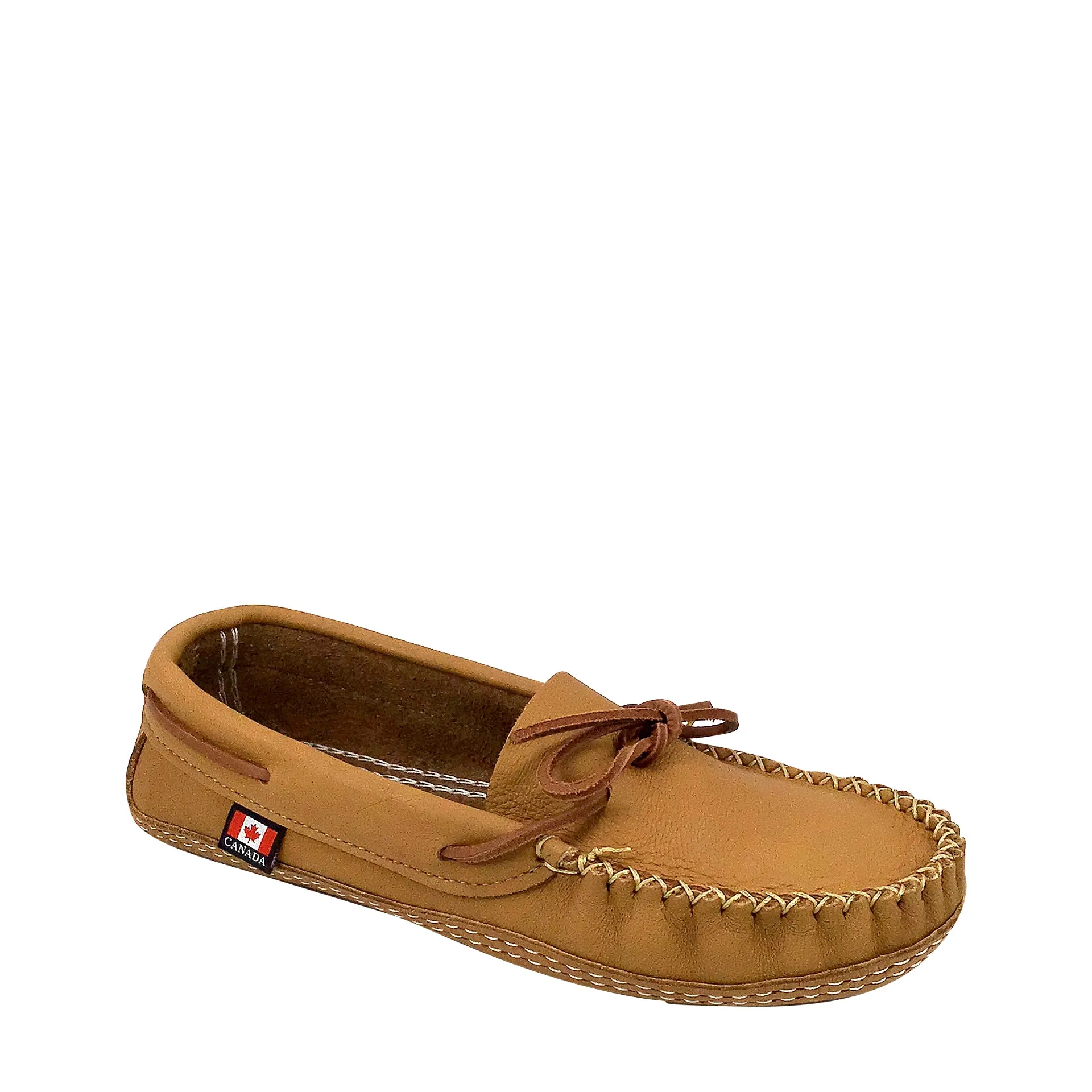 Men's CLEARANCE Earthing Moccasins Wide Brown Leather 1461-N