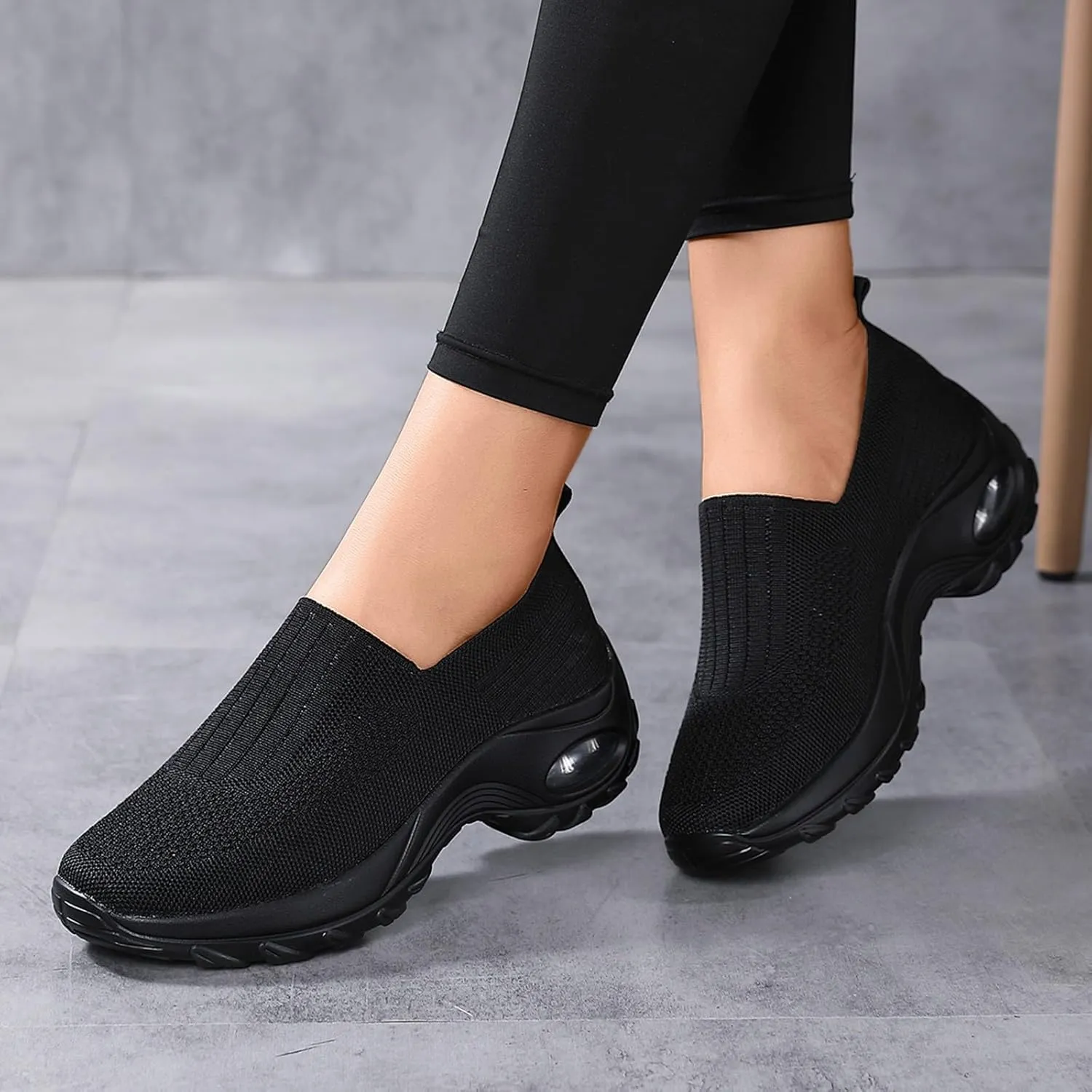 Orthopedic Shoes for Women Comfortable Running Shoes Breathable Mesh Womens Slip On Sneakers Women Walking Shoes with Arch Support Tennis Shoes Lightweight Casual Sneakers for Gym Travel Work