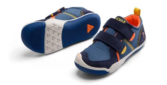 Plae Shoes Ty Denim/Navy Velcro Trainer