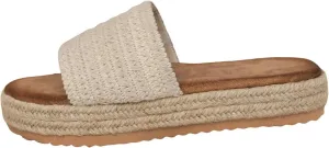 Platform Slip On Espadrille Sandals for Women Wedges Slip On Bohemia Sandals Summer Beach Raffia Vacation Slippers Comfortable Shoes for Beach, Walking, Camping, Vacation