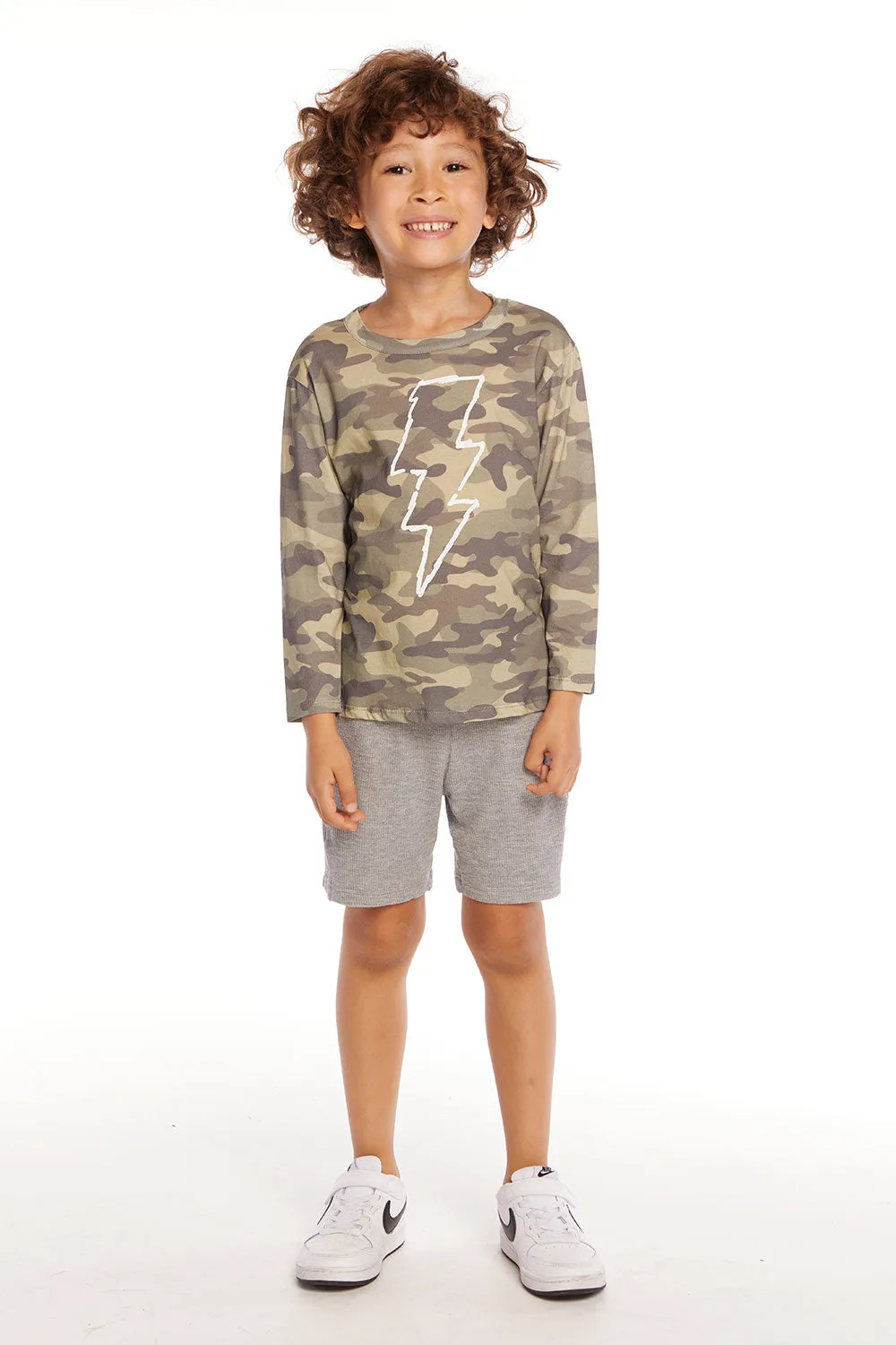 Scribble Bolt Boys Long Sleeve