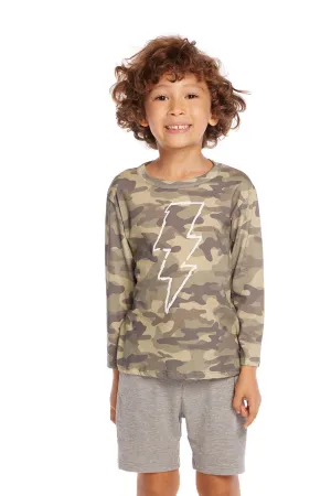 Scribble Bolt Boys Long Sleeve