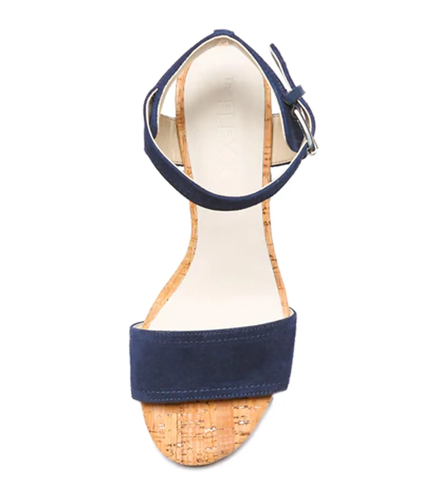 TGIF Sandal Navy Camoscio