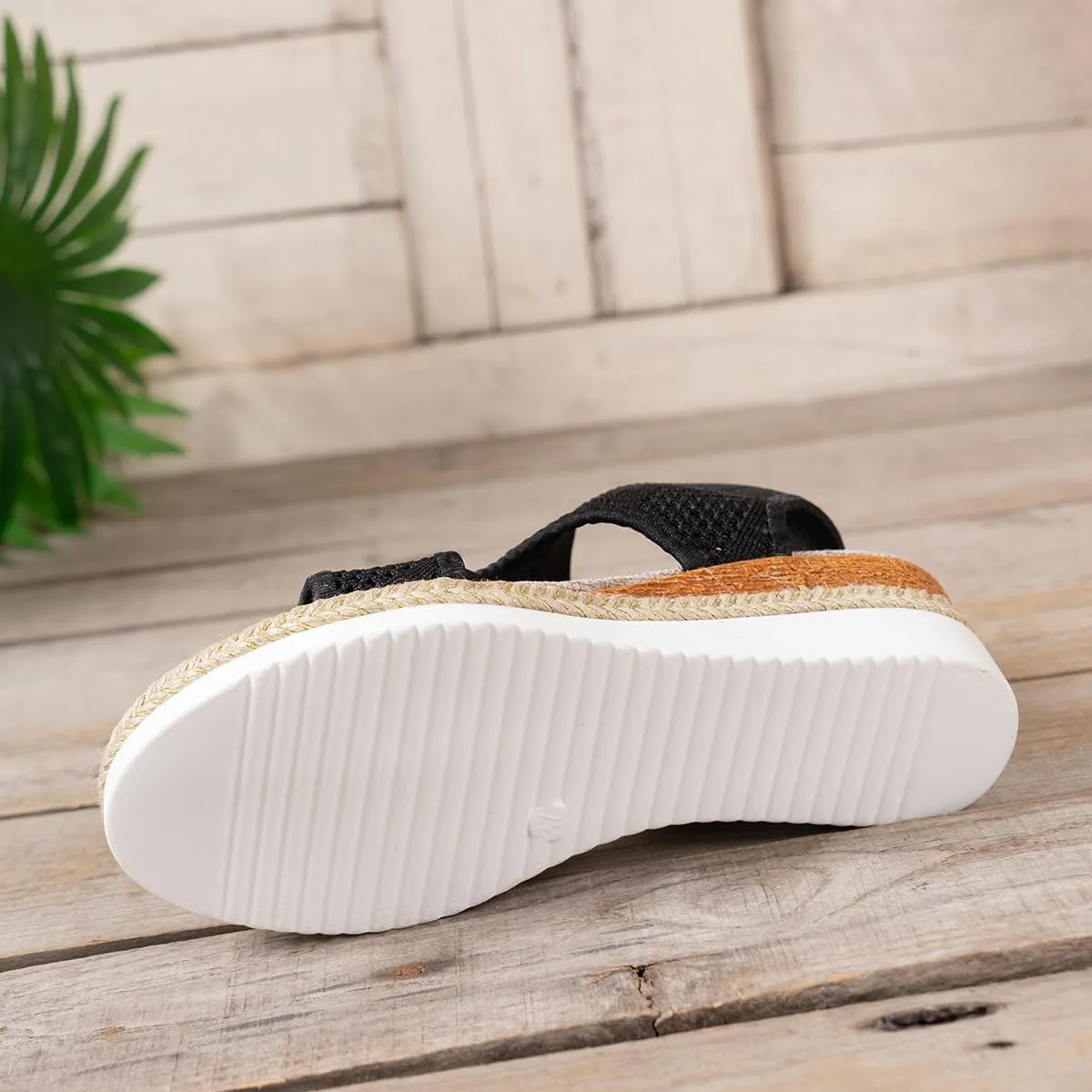 Wedge Sandals Comfortable Dressy Casual Platform Sandals Knit Open Toe Hollow Out Mesh Non Slip Sandal Concise Casual Shoes for Summer and Daily Wear