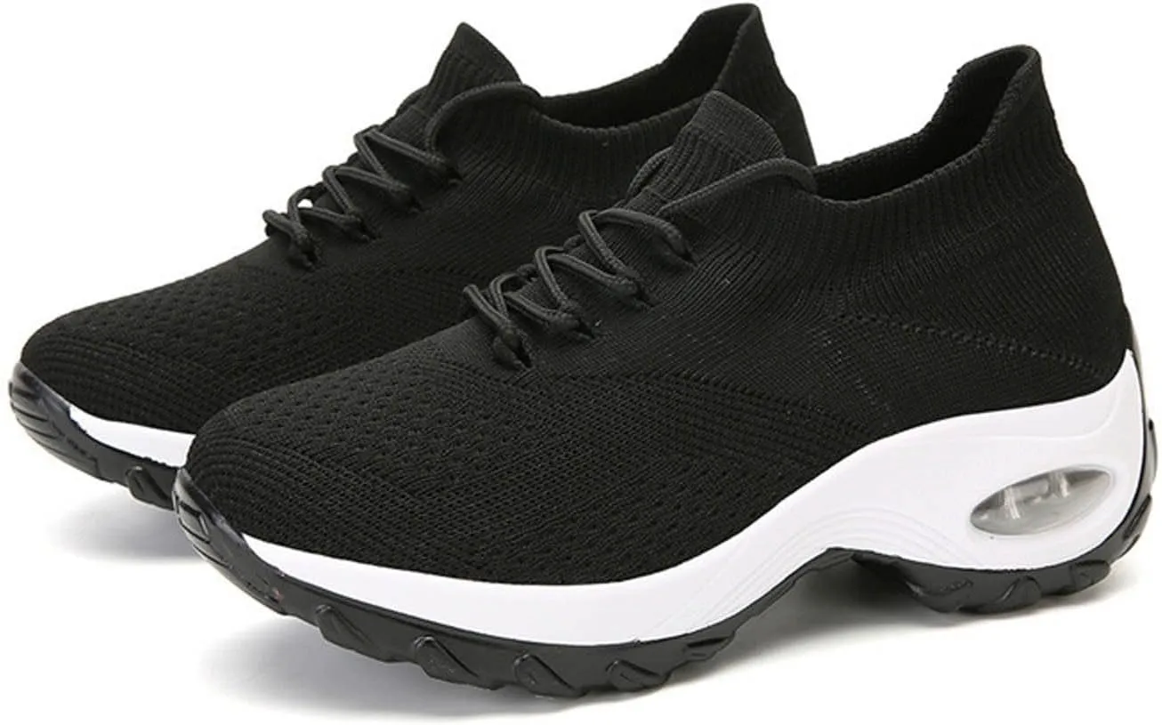 Women Walking Shoes with Arch Support Orthopedic Shoes for Women Comfortable Womens Fashion Lightweight Air Sports Walking Sneakers Breathable Gym Jogging Running Tennis Shoes