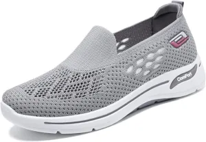 Women's Mesh Shoes Lightweight Comfortable Loafers for Women Casual Breathable Outdoor Walking Shoes Slip On Sneakers