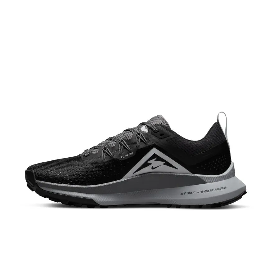 Women’s React Pegasus Trail 4 (001 - Black/Aura/Dark Grey/Wolf Grey)