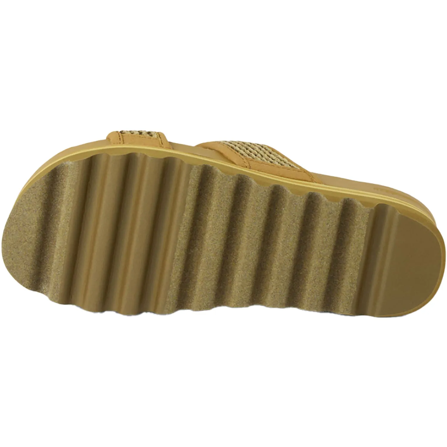 Women's Reef Cushion Vista Hi Chocolate Raffia Synthetic