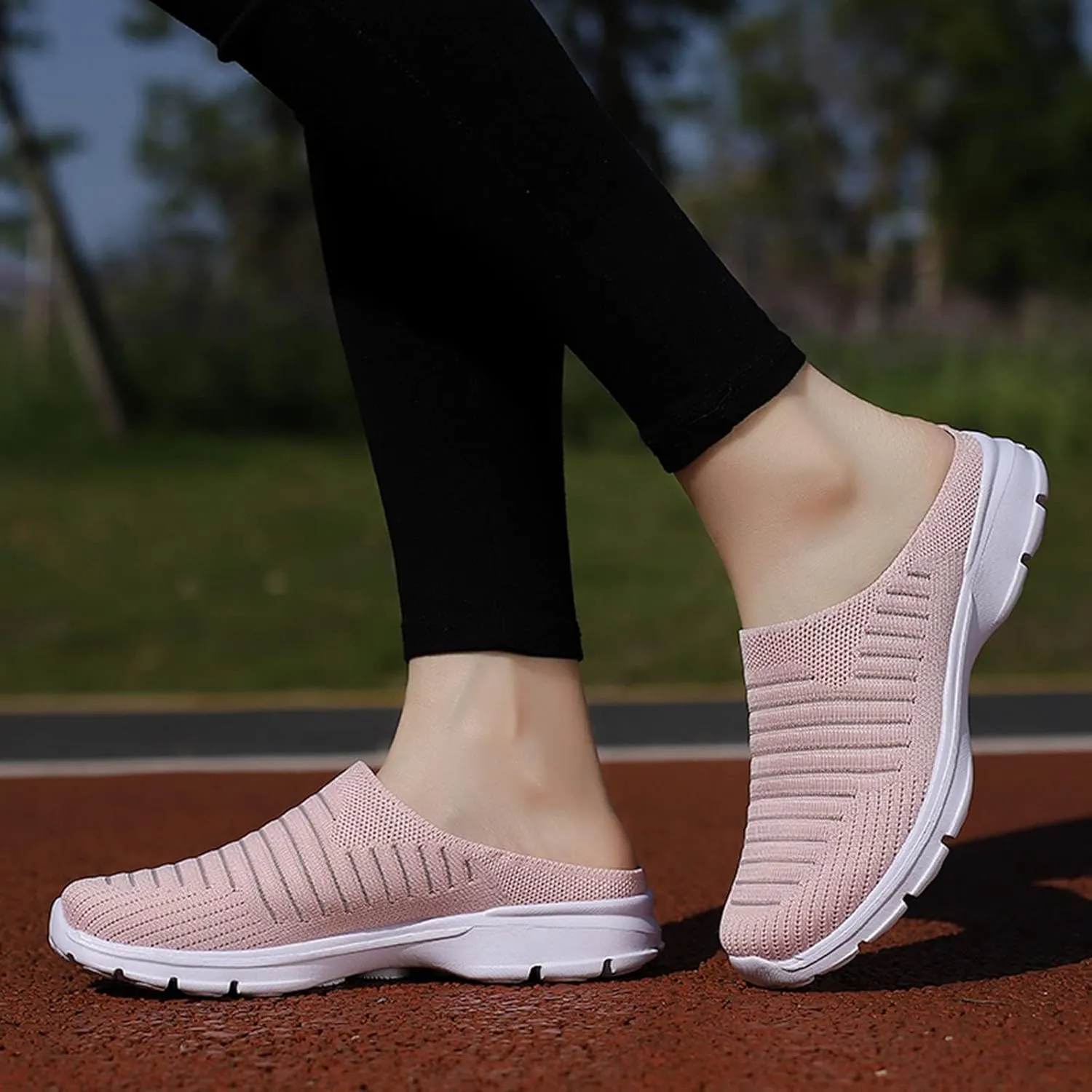 Women's Slip-On Orthopedic Arch Support Backless Running Shoes for Men Walking Dress Casual Shoes Walking Sneakers Waterproof Tennis Shoe Loafers Dress Shoe