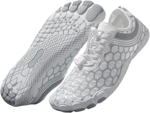 ZWRXW Hike Barefoot Shoes Women Wide Toe Box Healthy & Non-Slip Barefoot Shoes Unisex Outdoor Hiking Footwear for Beach Walking Kayaking Surfing Training