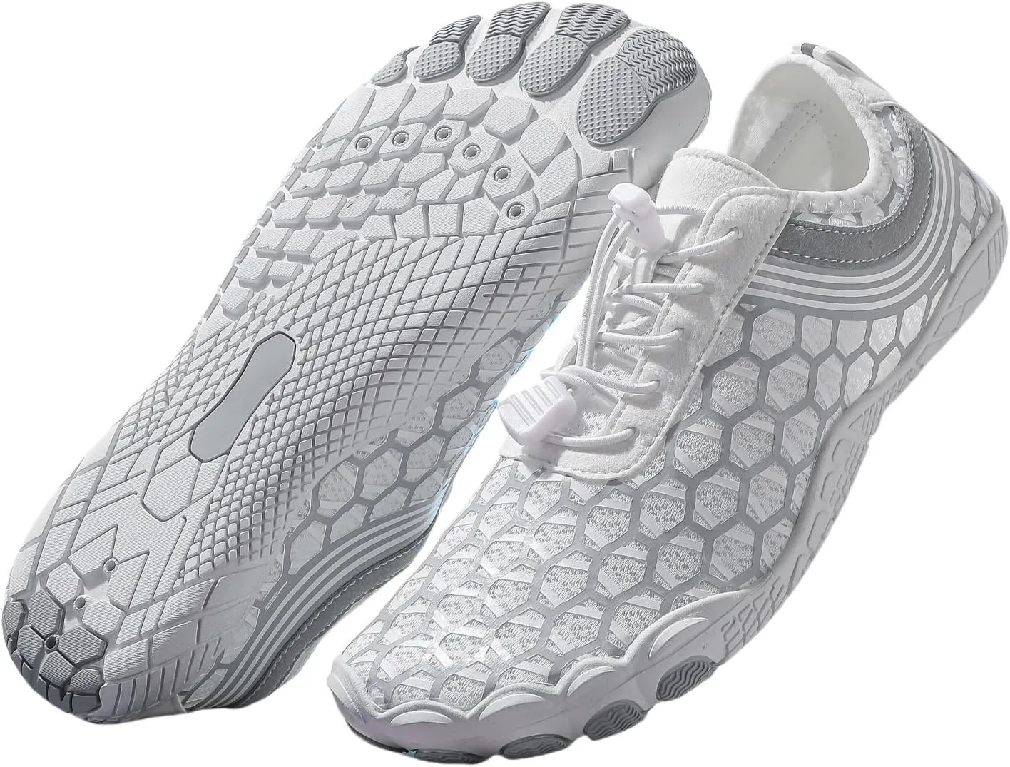 ZWRXW Hike Barefoot Shoes Women Wide Toe Box Healthy & Non-Slip Barefoot Shoes Unisex Outdoor Hiking Footwear for Beach Walking Kayaking Surfing Training